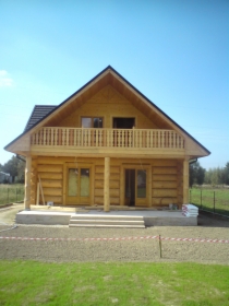 domy góralskie z bali i polbali